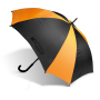 Vierkante paraplu Black / Orange One Size