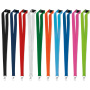 PANY - Lanyard, haak en clip. 20 mm - Zwart