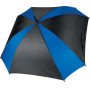 Vierkante paraplu Black / Royal Blue One Size